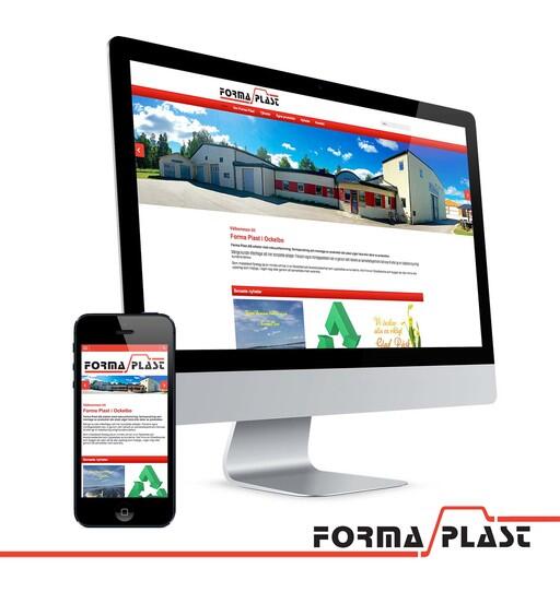Ny hemsida till Forma Plast, skapad i Yodo CMS av webbyrån Precis Reklam i Gävle.