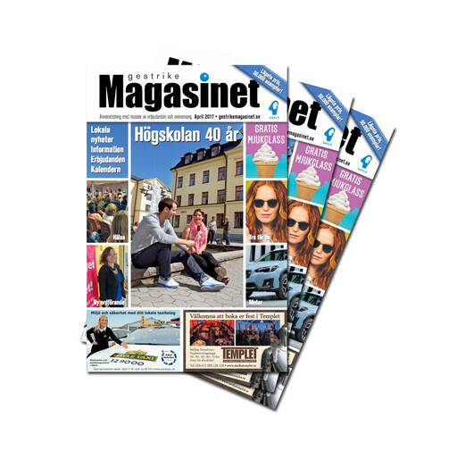 Gestrike Magasinet aprilnummer 2017.
