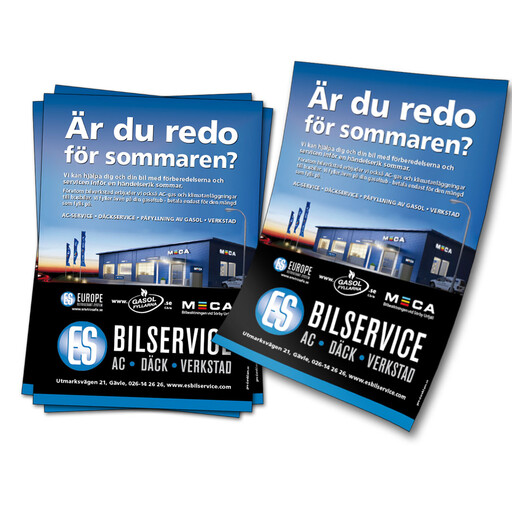 Flyers till ES Bilservice