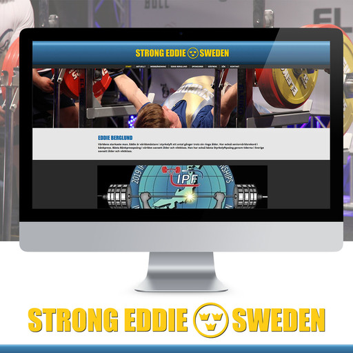 Världens starkaste hemsida till Strong Eddie