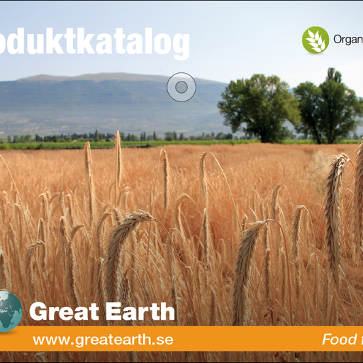 Great Earth, Organic Foods produktkatalog