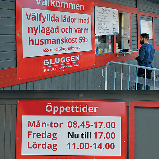 Nya Skyltar till HusmansGluggen